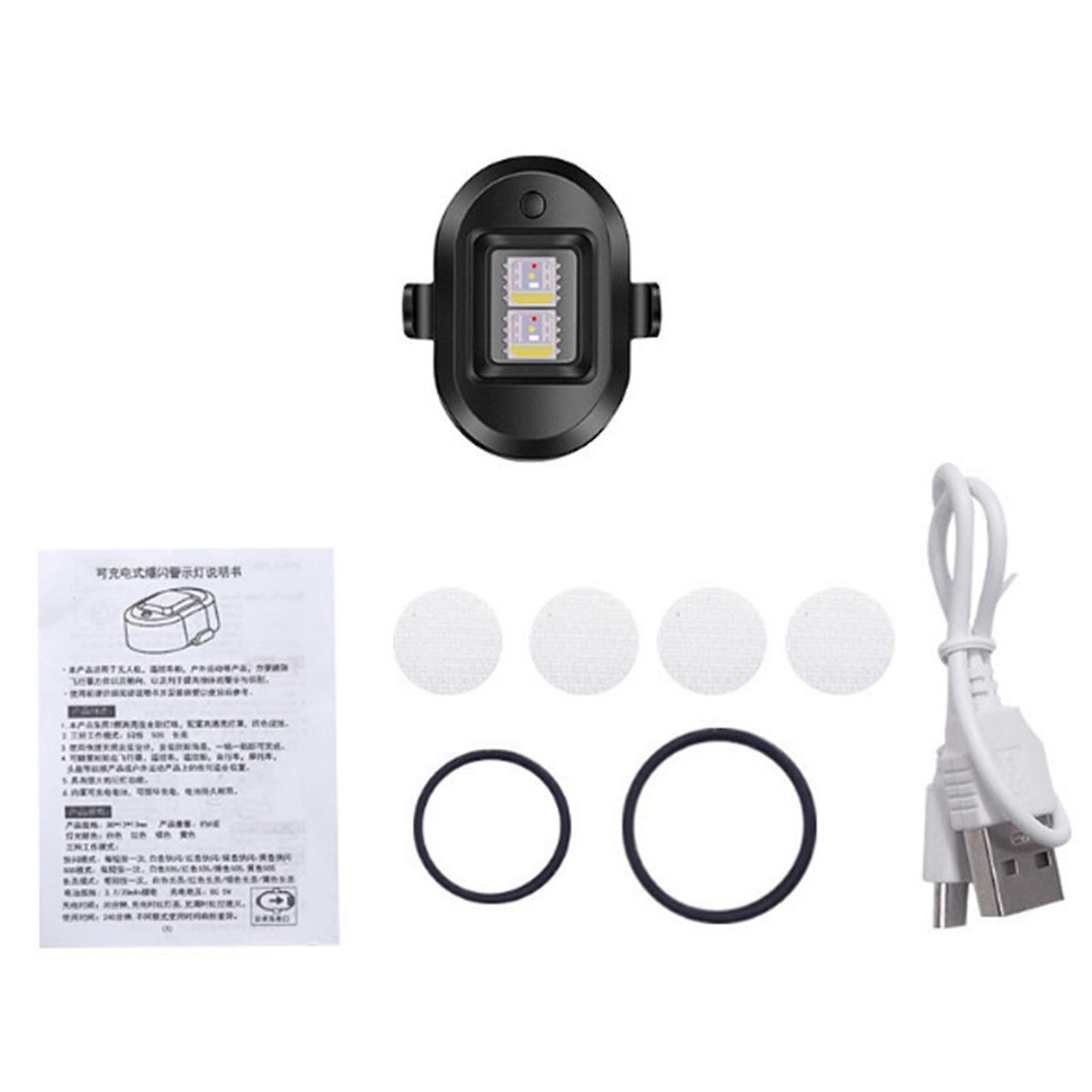 Strobe Light Multifunctional USB Charging Modification High Brightness Night Flying Drone Warning Li