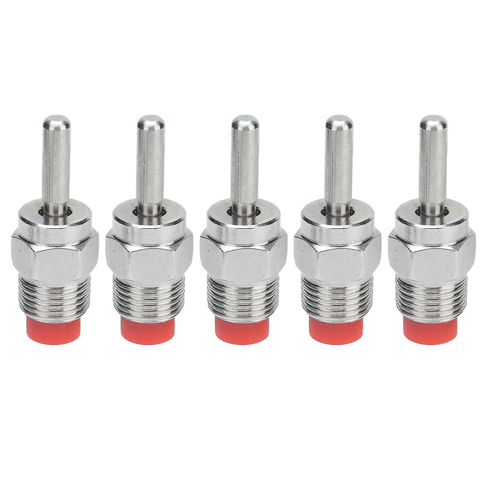 Thread Stainless Steel Pig Waterer 5Pcs Automatic Pig Waterer Safety Health Water Saving Clean Water Simple Structure Pig Water Nipple for Pig House