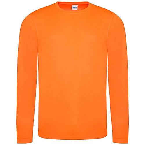 AWDis Cool Mens Moisture Wicking Long-Sleeved T-Shirt