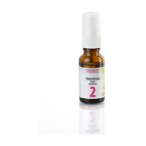 Bach flowers - complex n ° 2 sadness 20 ml of floral water