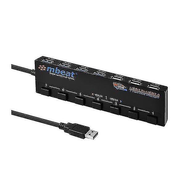 2023 New 7 Port Usb Powered Hub Manager With S Es