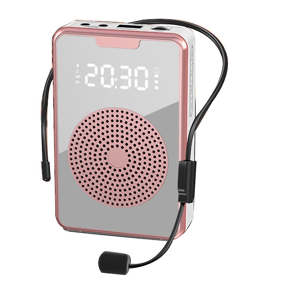 Wireless Voice Amplifier Bluetooth Microphone Speaker with Microphone Headphones for Tour Guide