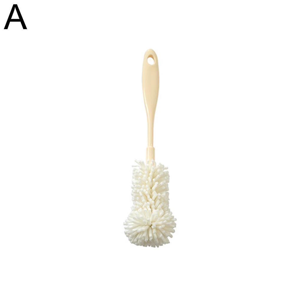 Kitchen Handle Soft Sponge Brush Bottle Cup Glass Washing Cleaning Cleaner Tool