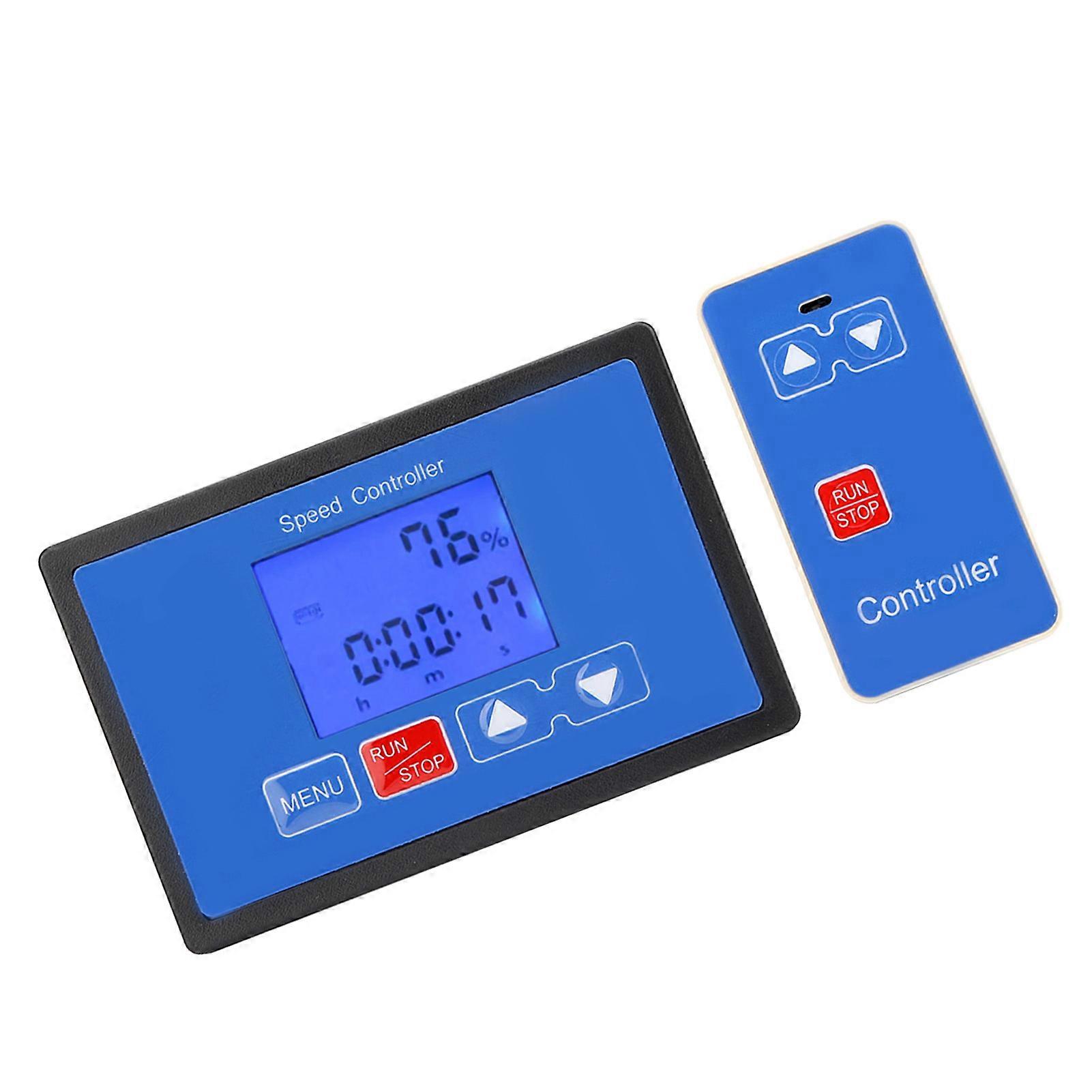 Remote Control DC Brush Motor Speed Controller 6.5V-55V 30A LCD Motor Cycle Run/Stop Timer
