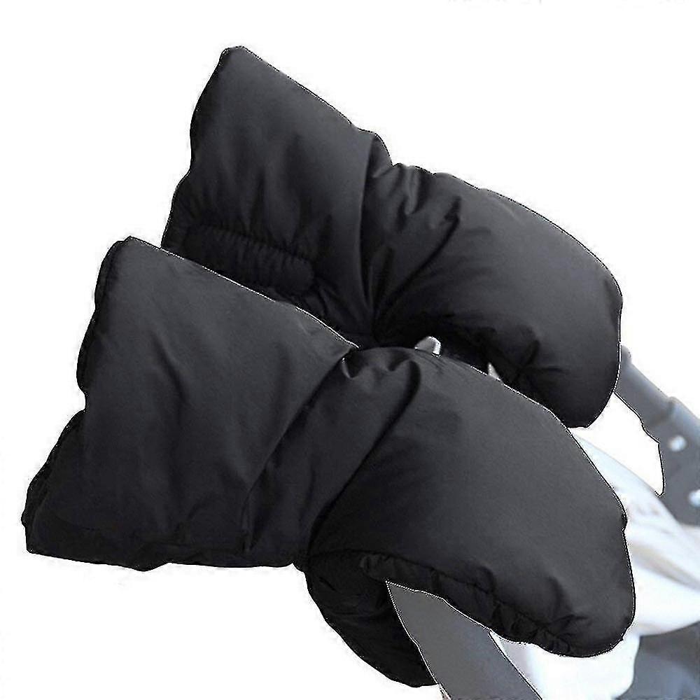 1 Pair Stroller Gloves Universal Pram Hand Muffs, Anti-freeze Stroller Mittens Cart Gloves Gear Shopping Cart Hand Warmers Waterproof Winter Gloves Wi