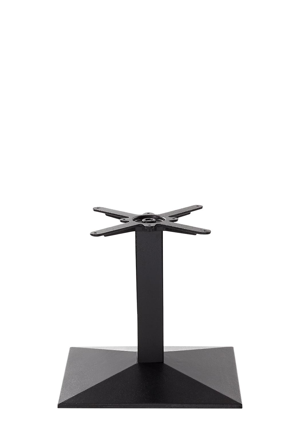 Black Cast Iron Pyramid Rectangular Table Base Coffee Height - 480 mm