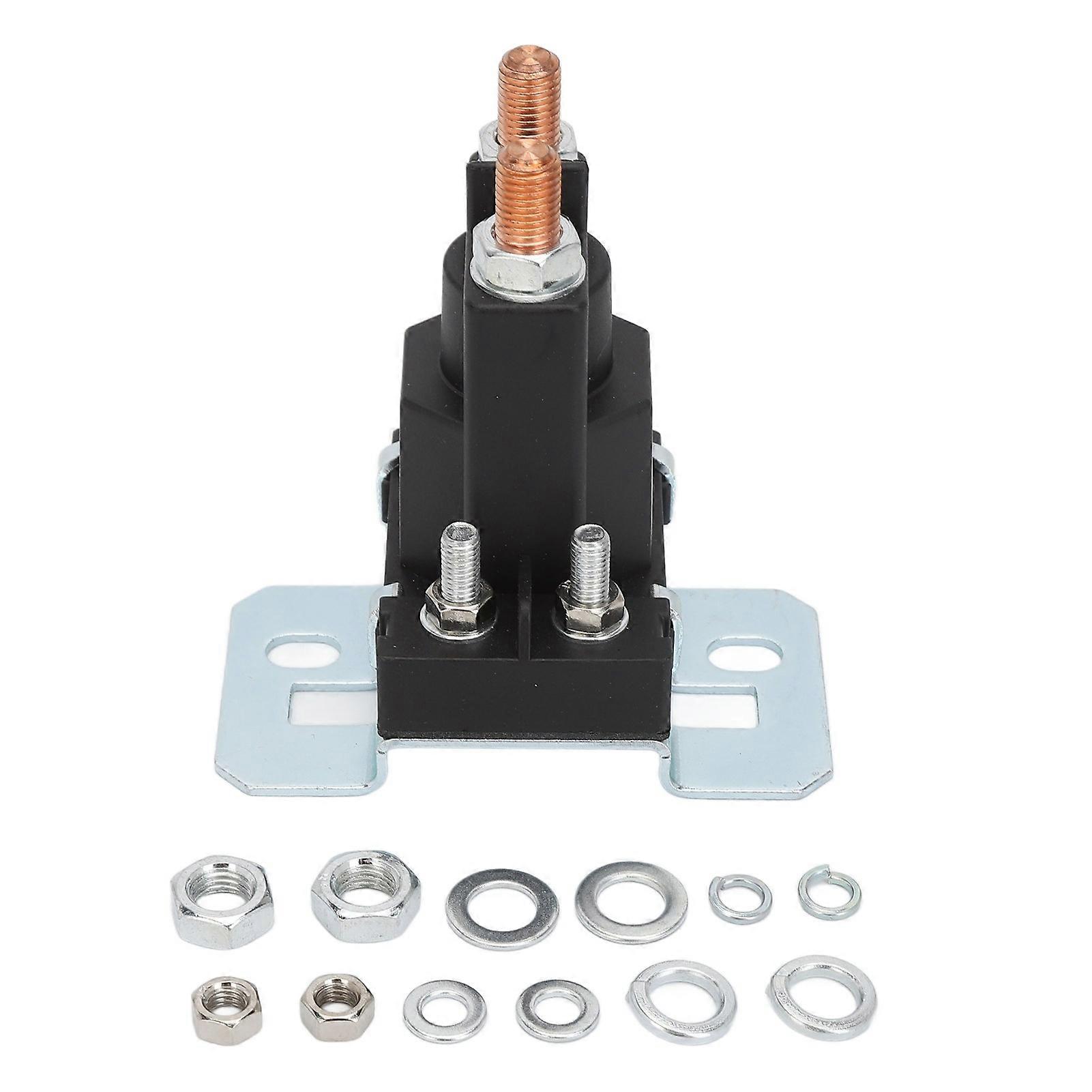 DEWIN Starter Sole, Starter Sole 150A Brass Coil High Power ABS Housing Lawn Mower Relay for Automobile(24V)