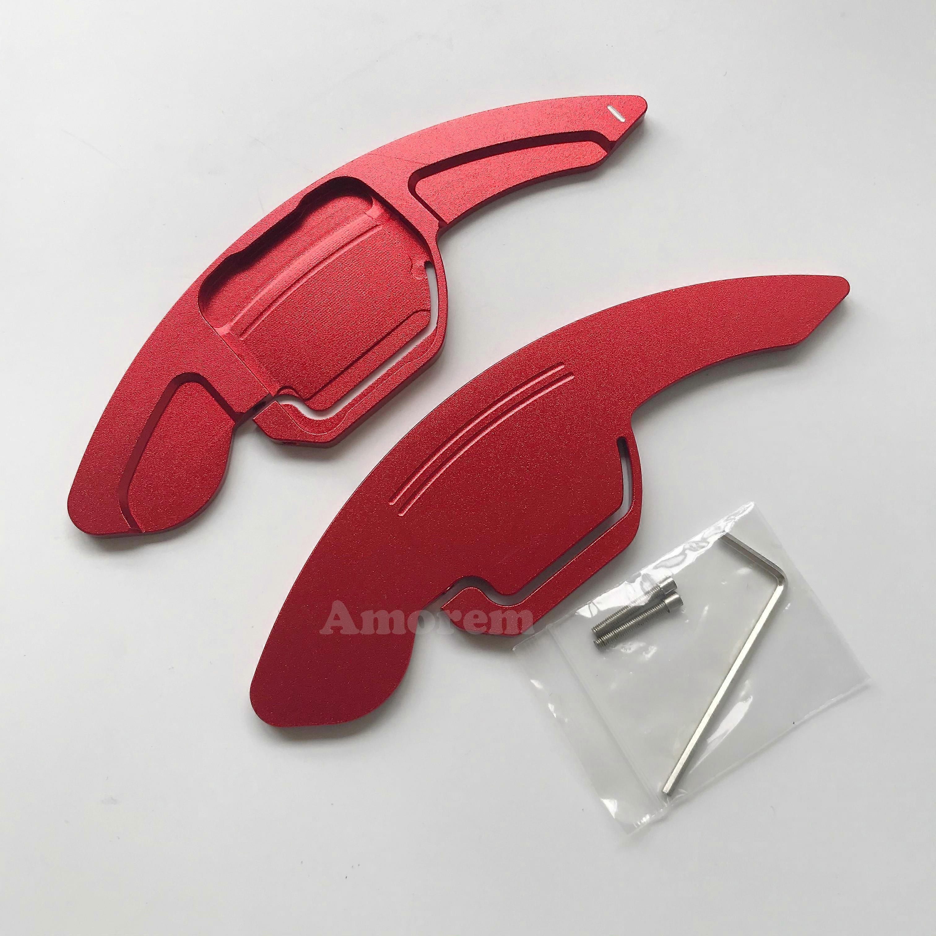 Estensione Del Volante In Lega Di Alluminio Per Seat Leon Cupra 5F/FR, Ateca, Ibiza 6F, Alhambra - Coppia Levette Cambio
