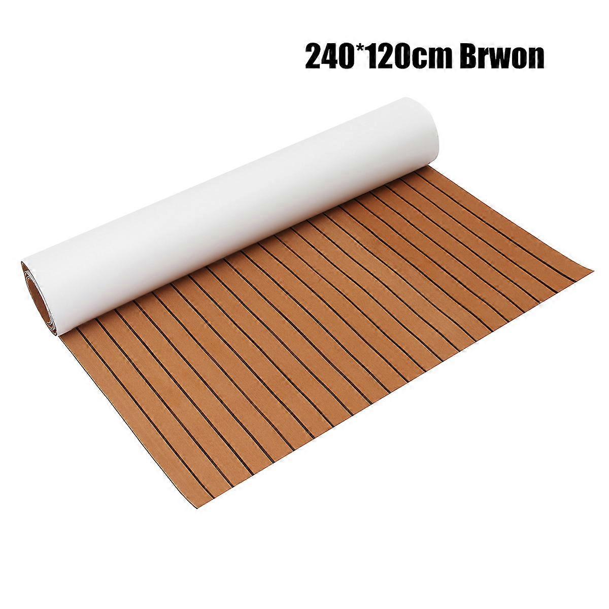 240x120/90cm Eva Foam Floor Mat For Marine Boat Yacht Rv Self Adhesive Foam Teak Deck Sheet Boat Synthetic Foam Floor Mat Carpet