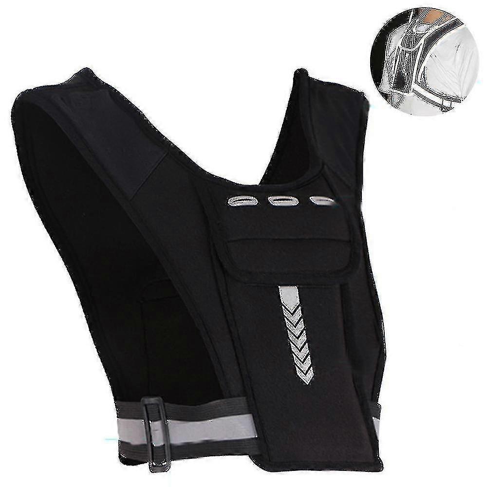 Chaleco universal para correr, soporte para teléfono con cintura ajustable.