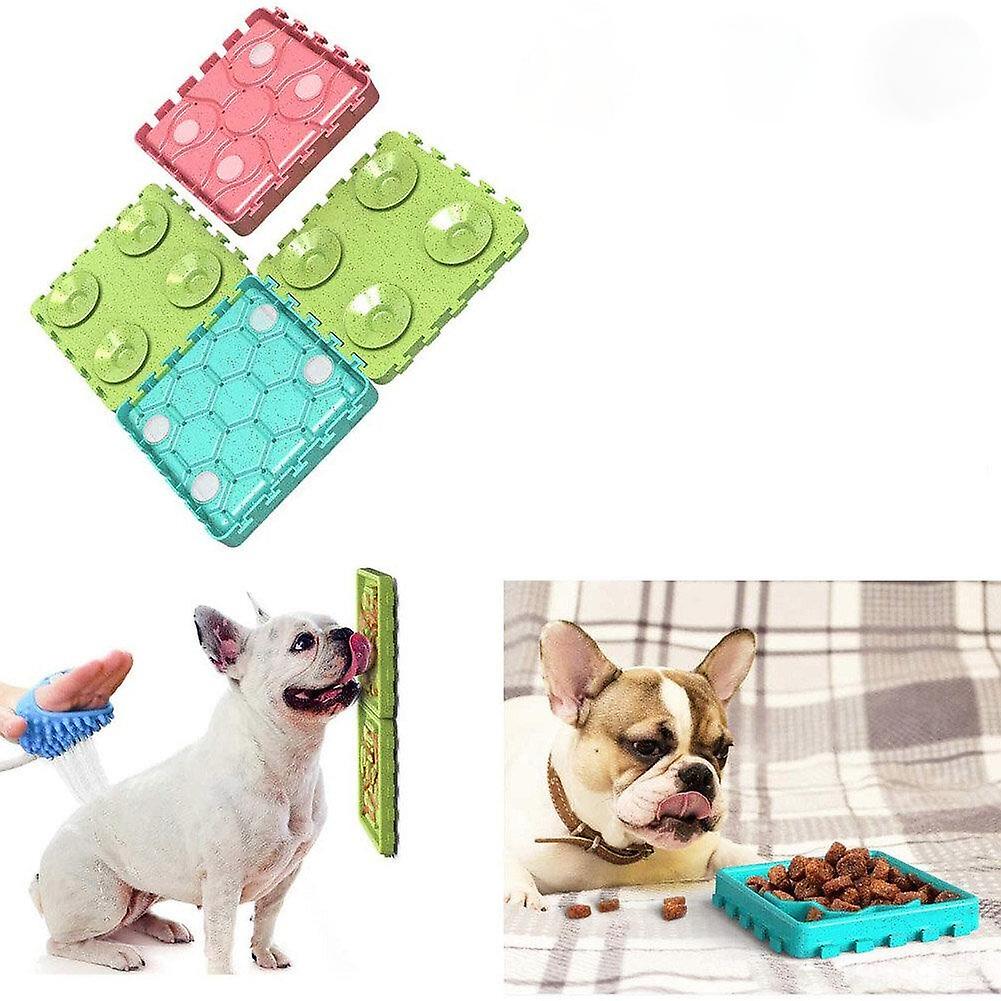 Pet bowls combination dog licking tray dog antisucking food puzzle