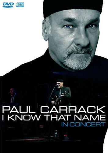 Paul Carrack I Know That Name DVD (2009) Paul Carrack cert E Quality guaranteed - Region 2