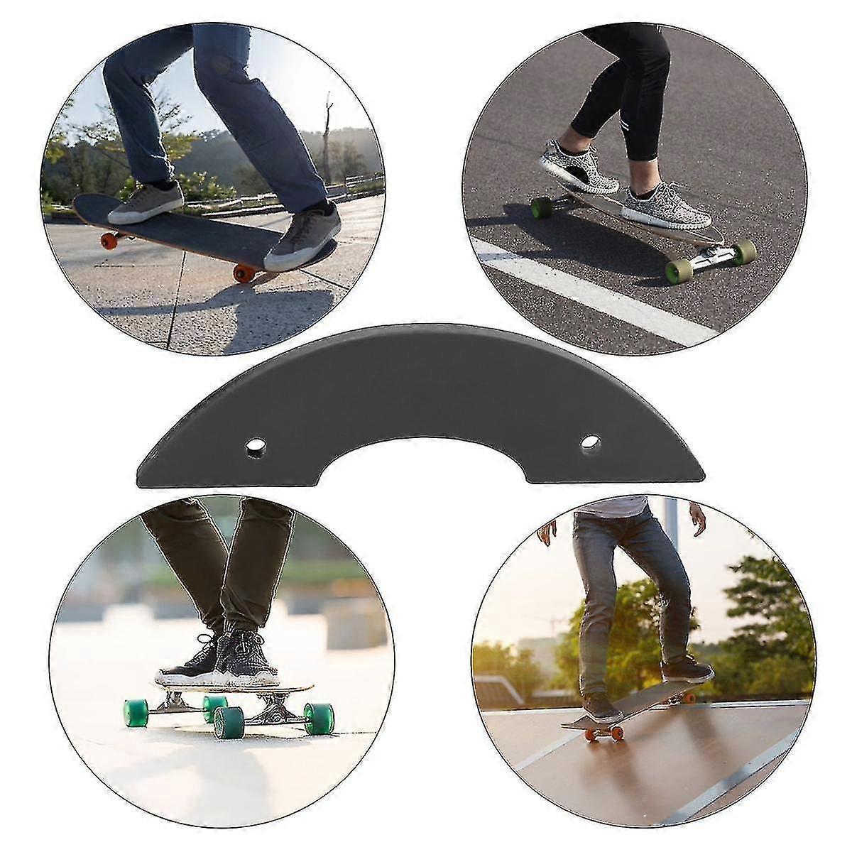 2pcs Skateboard Pointer Skateboard Deck Guards Head Protector Universal Board Longboard Protection