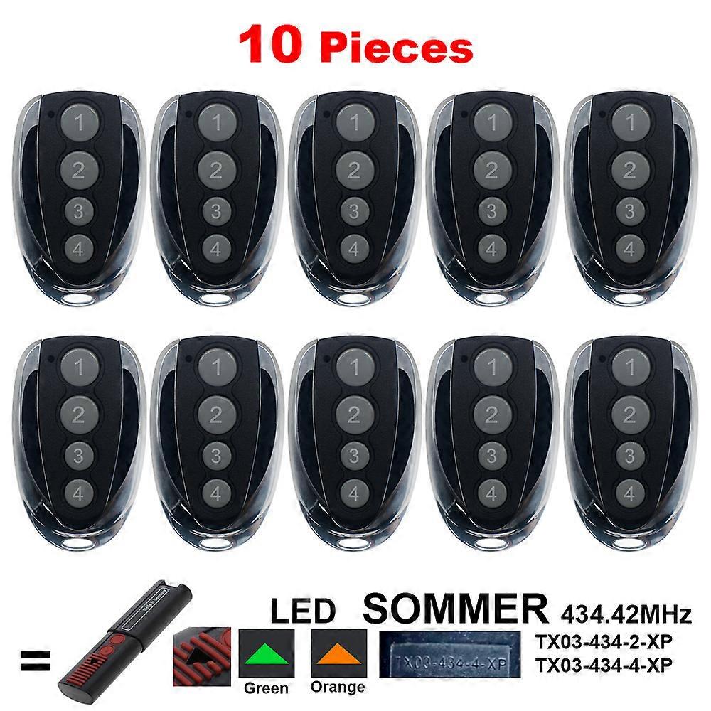 43442MHz Command SOMMER TX03-434-4-XP TX03-434-2-XP Garage Door Remote Control Gate Opener Transmitter