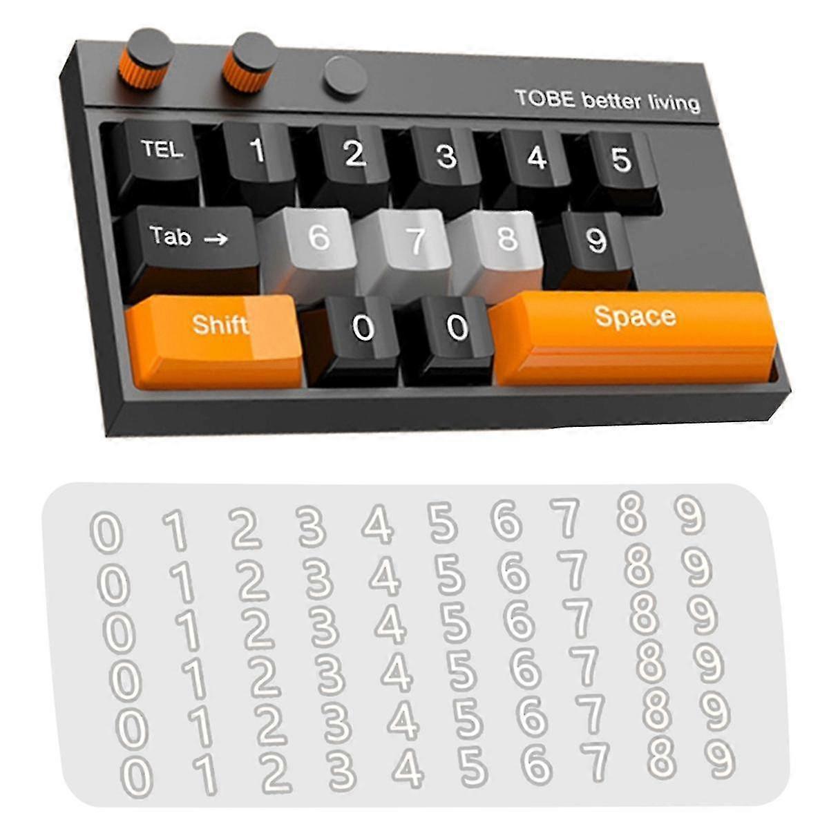 Temporary Parking Number Plate Stop Sign Dashboard Small Keyboard Shape Hidden Moving Phone Number