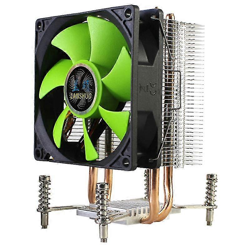 CPU Cooler 2 Caloducs Ultra silencieux Refroidisseur Ventilateur Radiateur CPU pour LGA 2011 X79 X99 X299 (3 broches simples