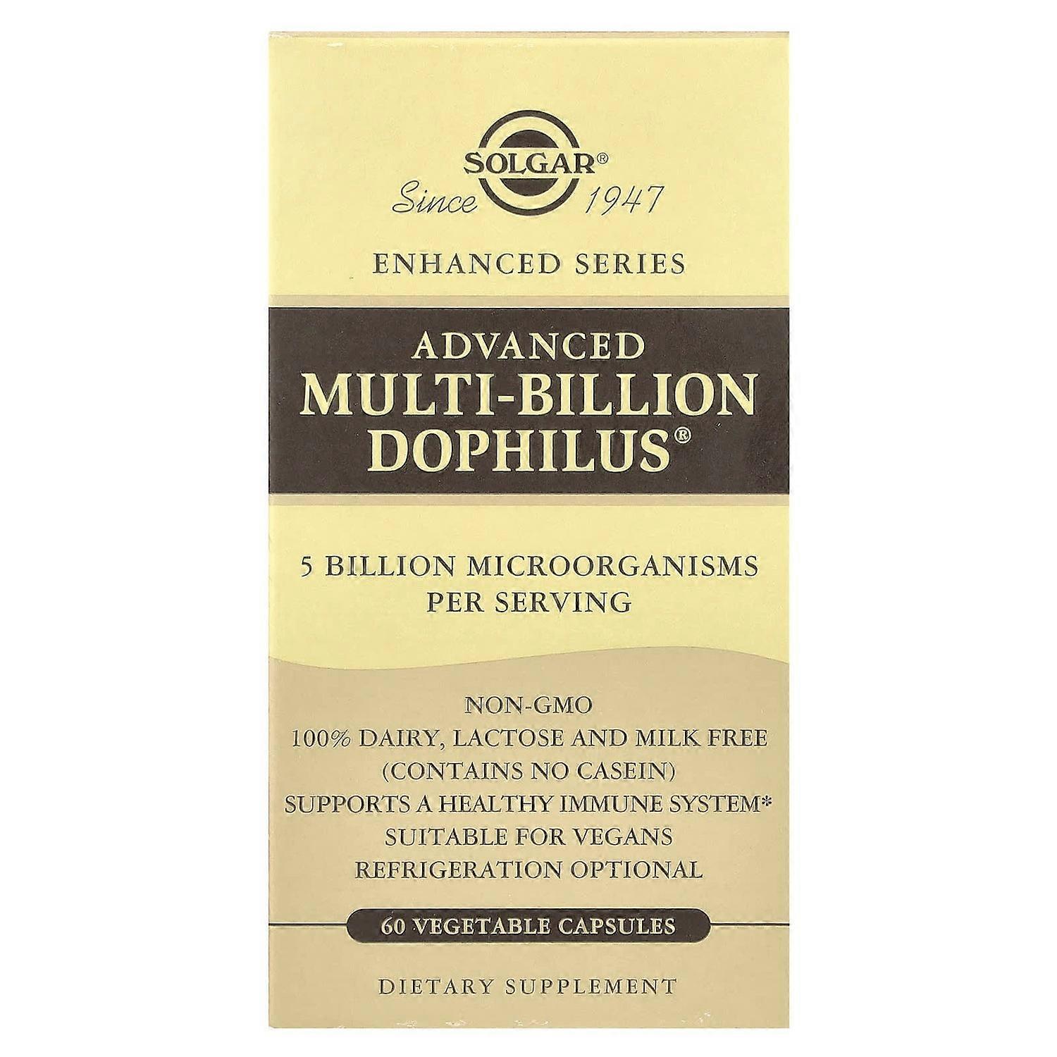 Solgar, Advanced Multi-Billion Dophilus®, 60 Vegetable Capsules