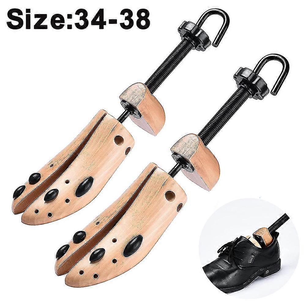 2 Pcs / 1 Pair Heavy-duty Shoe Stretcher Compatible With Men | Loosens Tight Shoes With Strong Wood