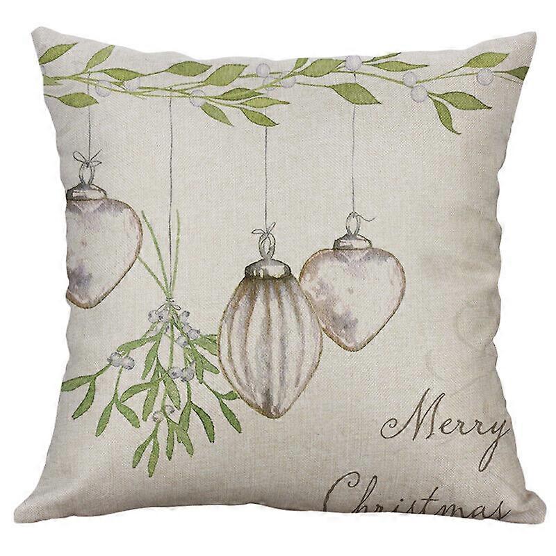 新しい印刷クリスマスペンギン杉の家の装飾コットンリネンカバー枕カバーデザイン1565jpjcjh