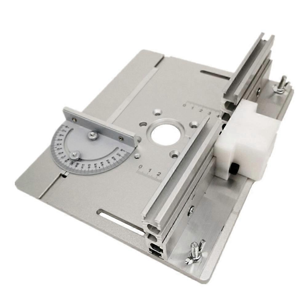 Router Table Insert Plate Miter Gauge for Woodworking Table Saw Multifunctional Trimmer Engraving M