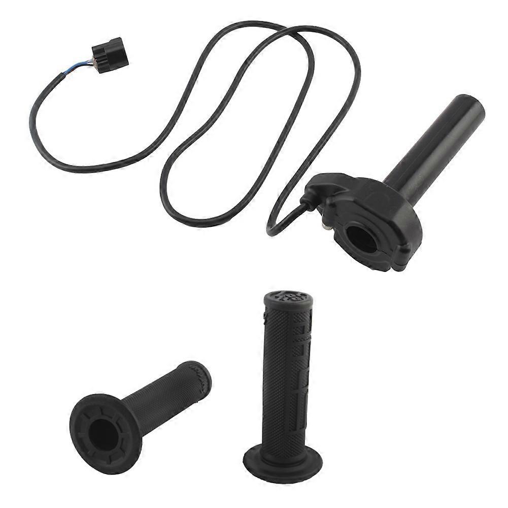 Throttle Tube Assembly with Rubber Handlebar Grips for Sur Ron Light Bee X/S Electric Dirt Bike Par