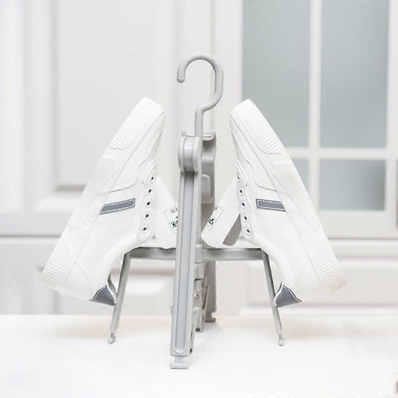 Shoes Hanger Drying Rack Windproof and Antiskid Multifunctional Shoes Hooks Hanging Shelf for Indoor