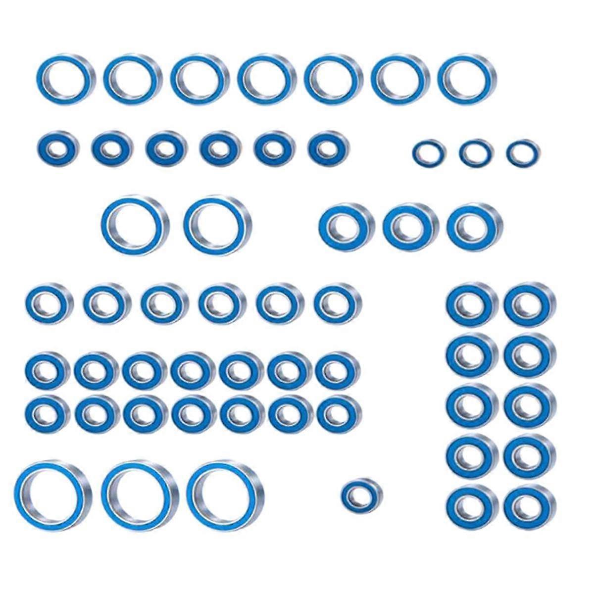 55PCS Kit de roulement à billes scellé en caoutchouc pour 1/10 -TRX6 RC voiture mises à niveau Pièces Accessoires