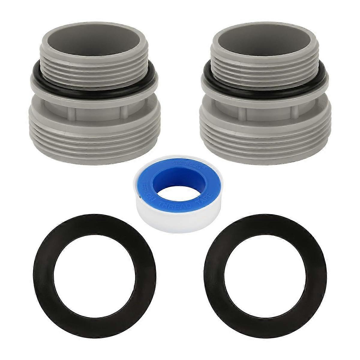 Pool Hose Adapter 1 1/4Inch to 1 1/2Inch, Converting Pool Pumps, Filters,Heat Pumps to 1 1/2 Inch H