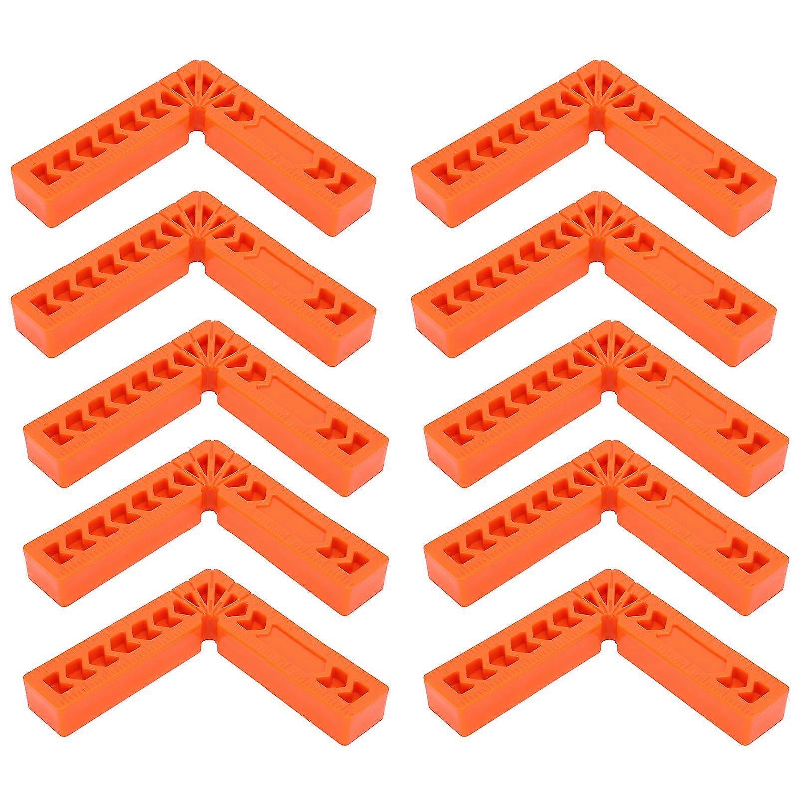 10Pcs 90Degree Rightangle Auxiliary Positioner Woodworking Tool Square Angle Ruler Holder