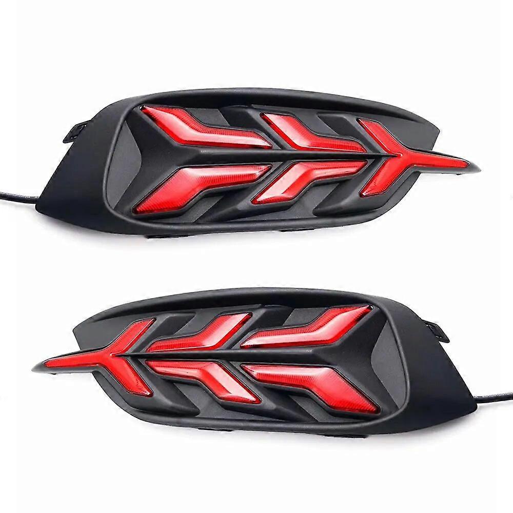 CSCSNL 1 Set LED Reflector tail light Brake warning Lamp Rear Fog Lamp Rear Bumper Light For Honda Civic 2016 2017 2018