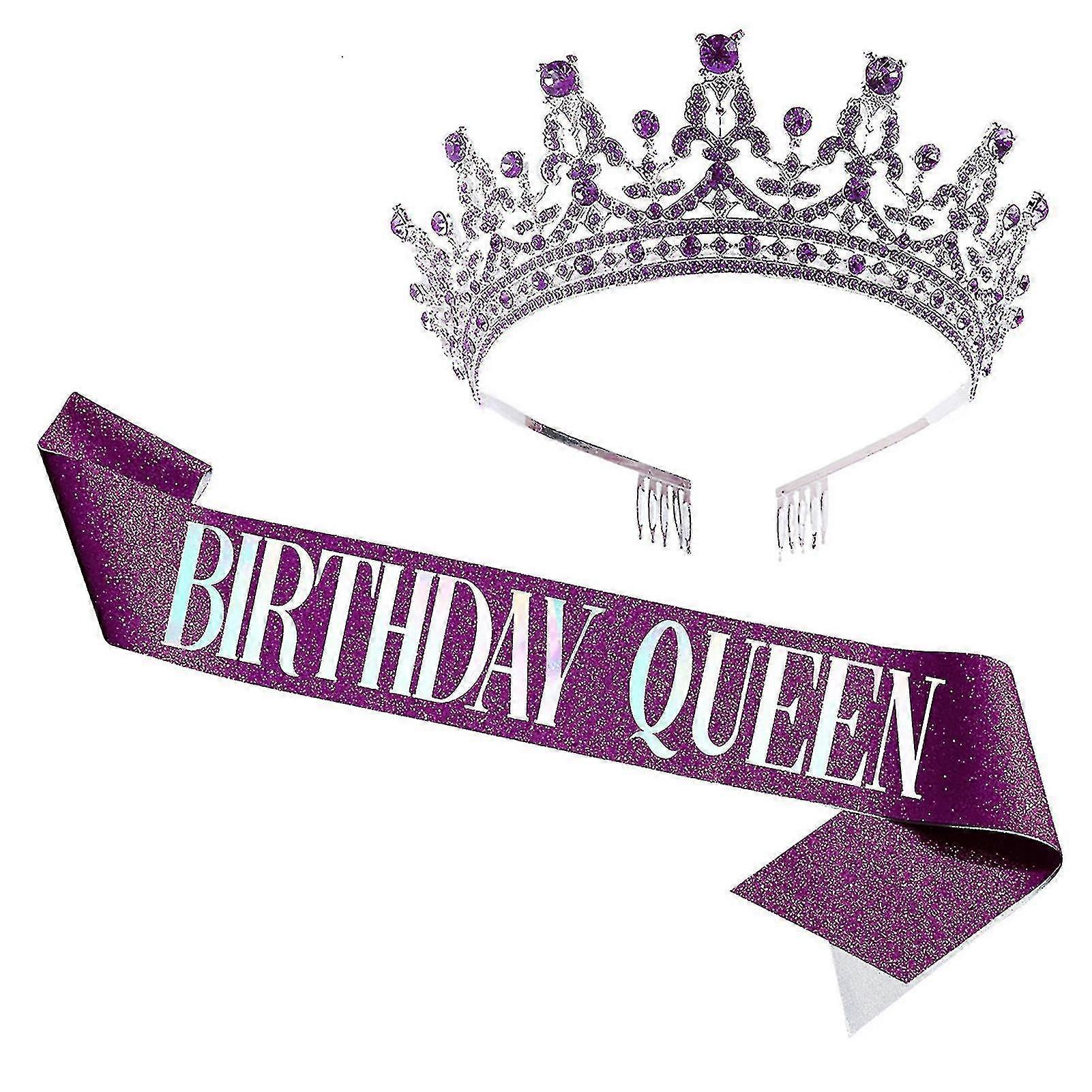 1 Set Practical Crown Headgear Lightweight Sparkling Crown