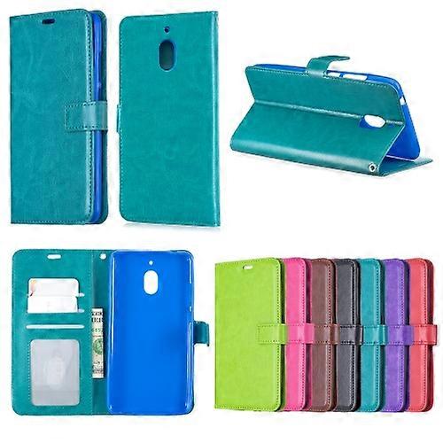 Crazy Horse Texture Horizontal Flip Leather Case For Nokia 2.1