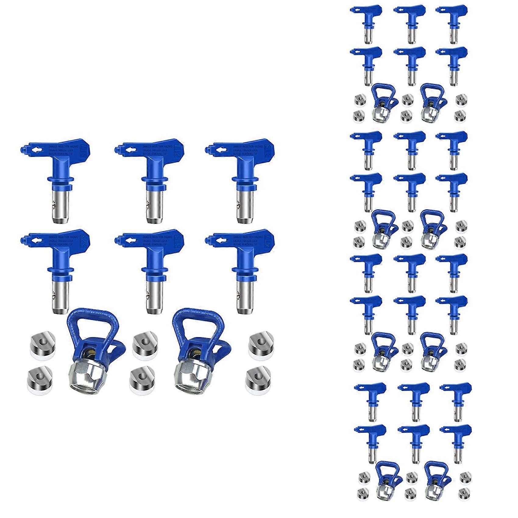 30x Airless Paint Nozzles Set,reversible Spray Tips Airless Paint Sprayer Nozzle Tips Airless Spray