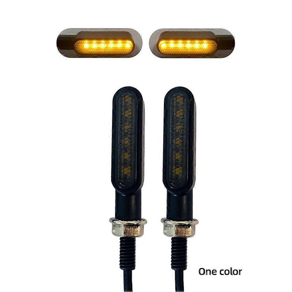 8mm Mini Led Motorcycle Turn Signal Lamp Indicators Blinker Amber Flasher Turn Signal Light for Honda for Yamaha for Cafe Racer