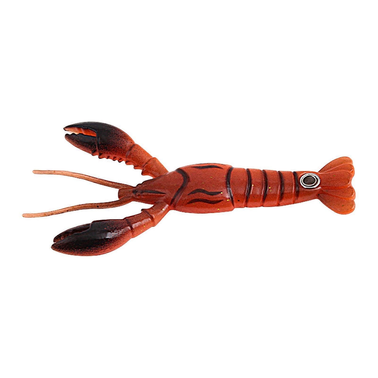 Kaesi 8.3cm/5.5g Simulation Shrimp Bait Colorful Lifelike Simulation Design Durable Artificial Fishing Tool Fake Vivid Shape Fishing Bait for Fishing 