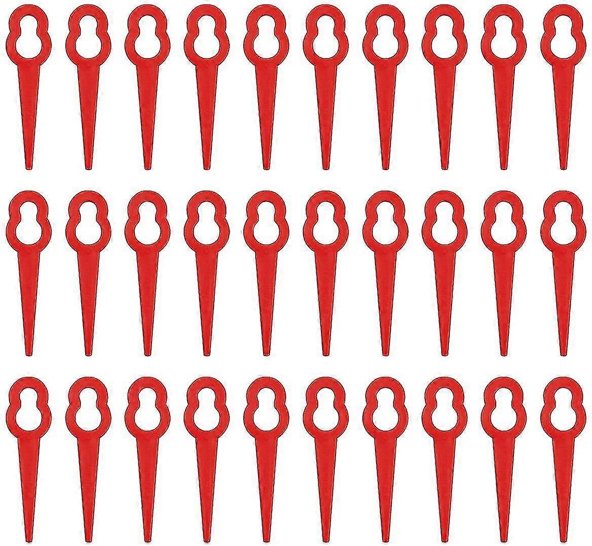 100pcs Plastic Mower Blades Garden Accessories Trimmer Blades