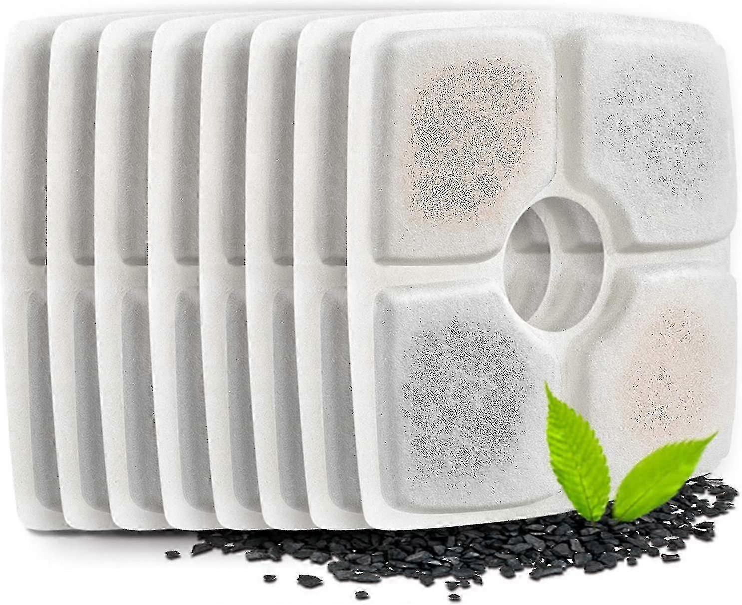 8 Pack Replacement Filter Is Suitable For Pet Fountain
