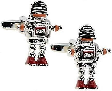 retro robby robot novelty cufflinks xmas gift