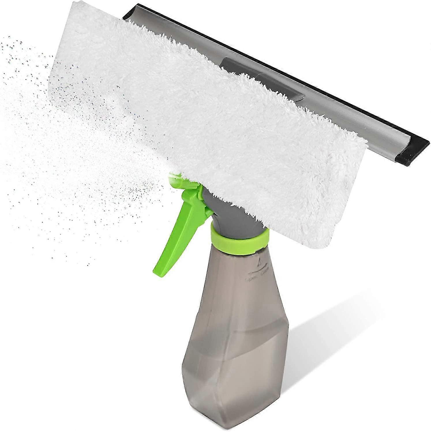 3 In 1 Microfiber, Window Cleaner With Spray Function