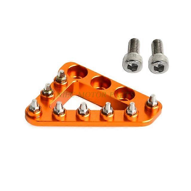 20% Larger CNC Rear Brake Pedal Step Plate Tip For Husaberg FE TE FS FX Husqvarna FE TC TE FC 125 250 300 450 501 650 701