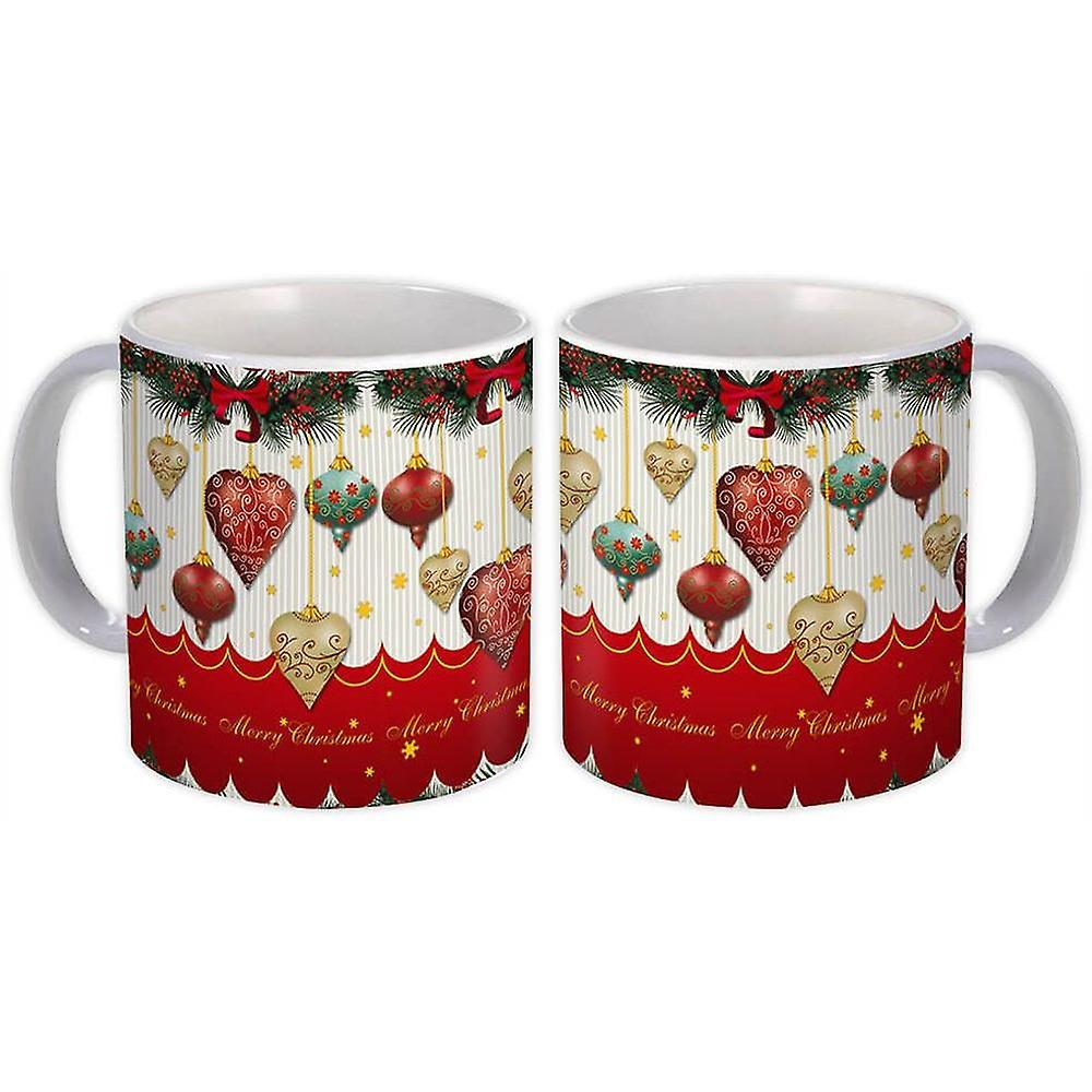 Gift Mug: Different Tree Balls Christmas