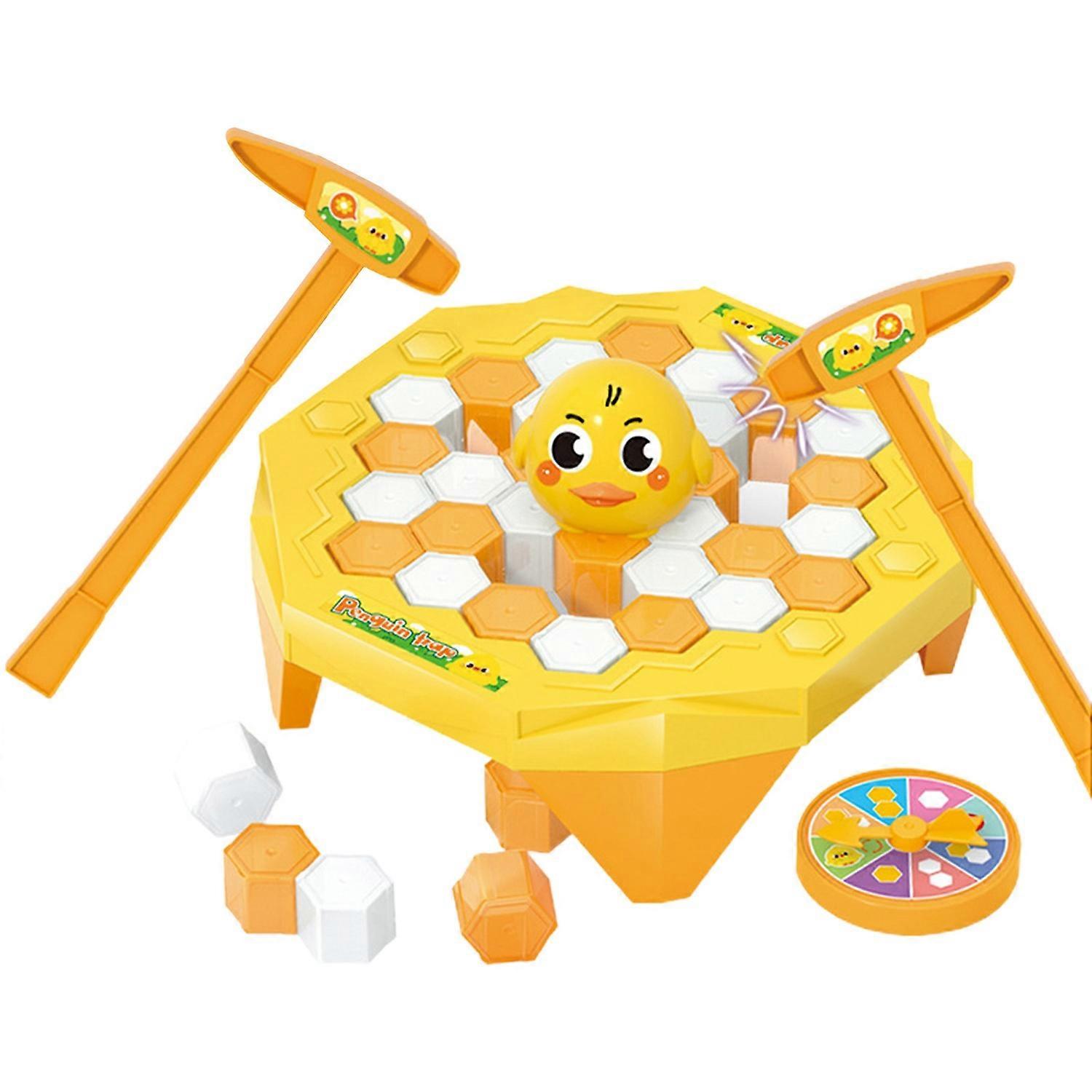 Mini Ice Penguin Smooth Edges Fine Workmanship Interesting Parent-child Interaction with Turntable