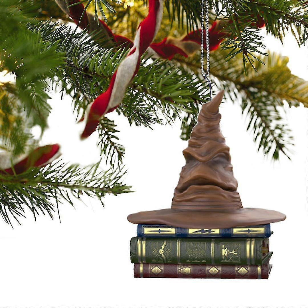 Christmas Tree Ornament Decoration Harry Potter Sorting Hat Sound