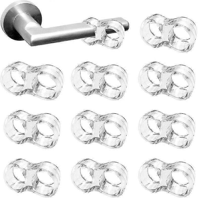10 Pieces Door Stopper For Pvc Handles/small Silicone Door Stopper/door Stopper Non-toxic Transparent