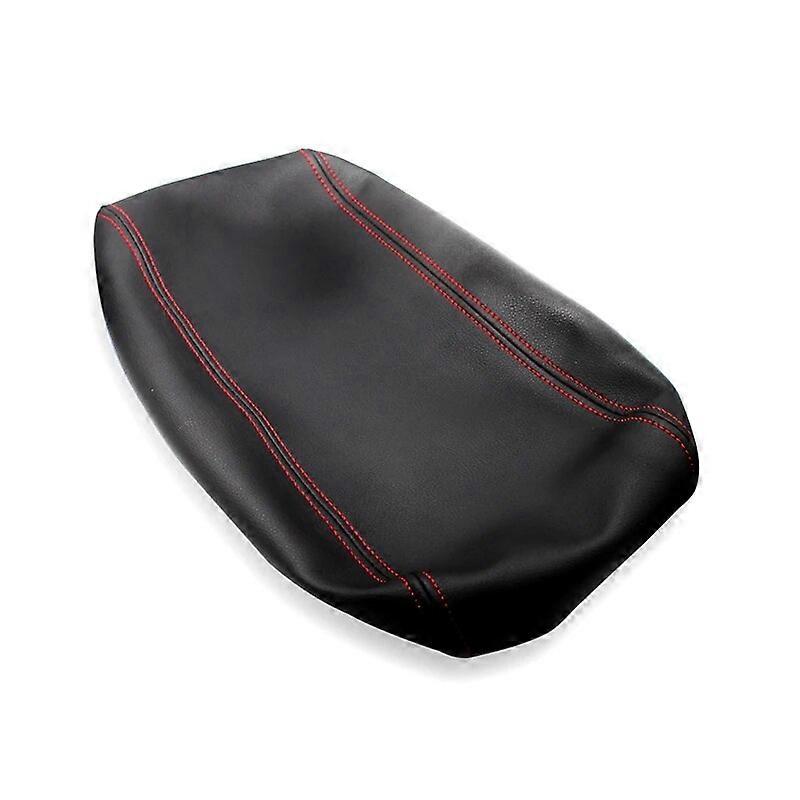 Soft Leather Armrest Cover For Dodge Durango 2011 2012 2013 2014 2015 2016 2017 Car Center Armrest Box Skin Cover Sticker Trim