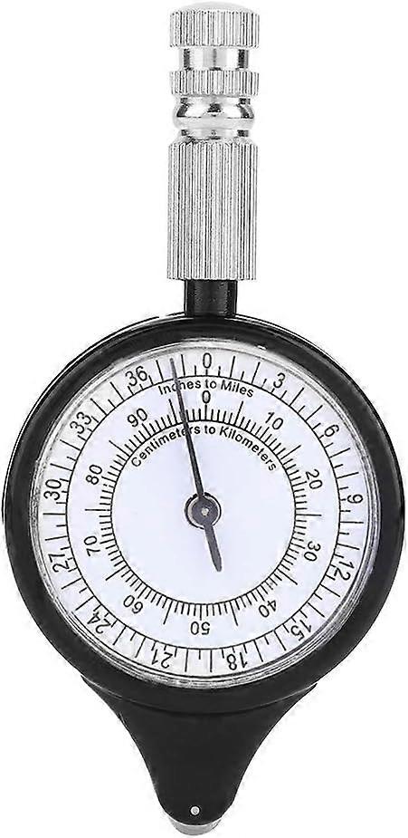 Curvimeter, Map Tool Mini Outdoor Map Measurer Distance Calculator Mapping Tool Metal Wheel