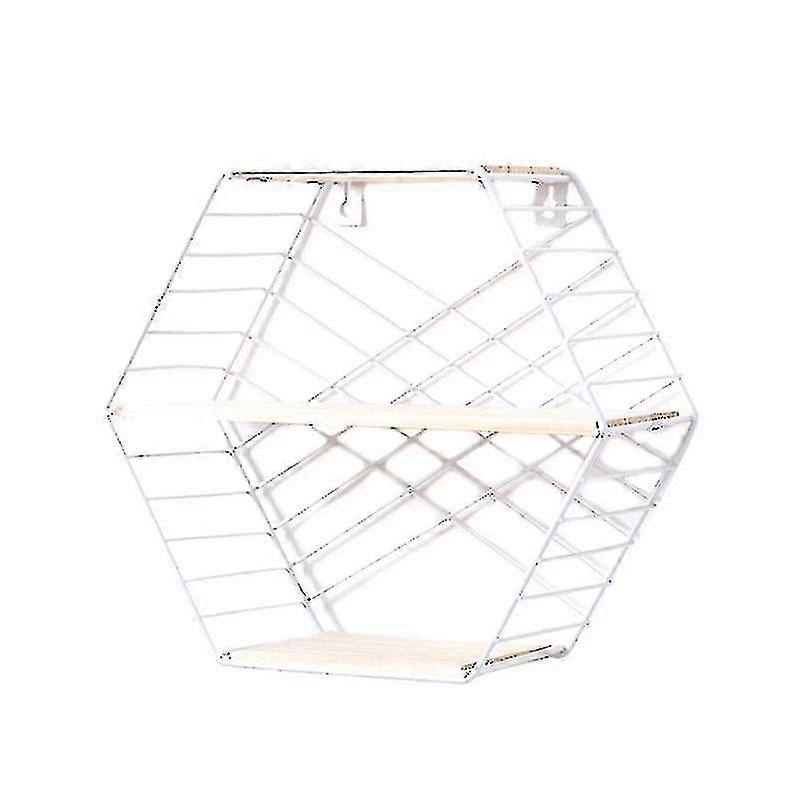 Scandinavian Modern Style Wall Mounted Floating Shelf(white)