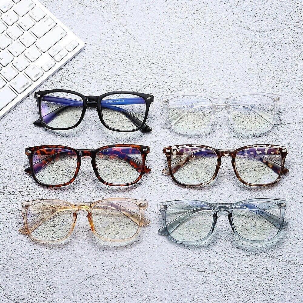 Lunettes de lecture multifocus progressives TR90 Loupe carrée anti-bleue cerclée