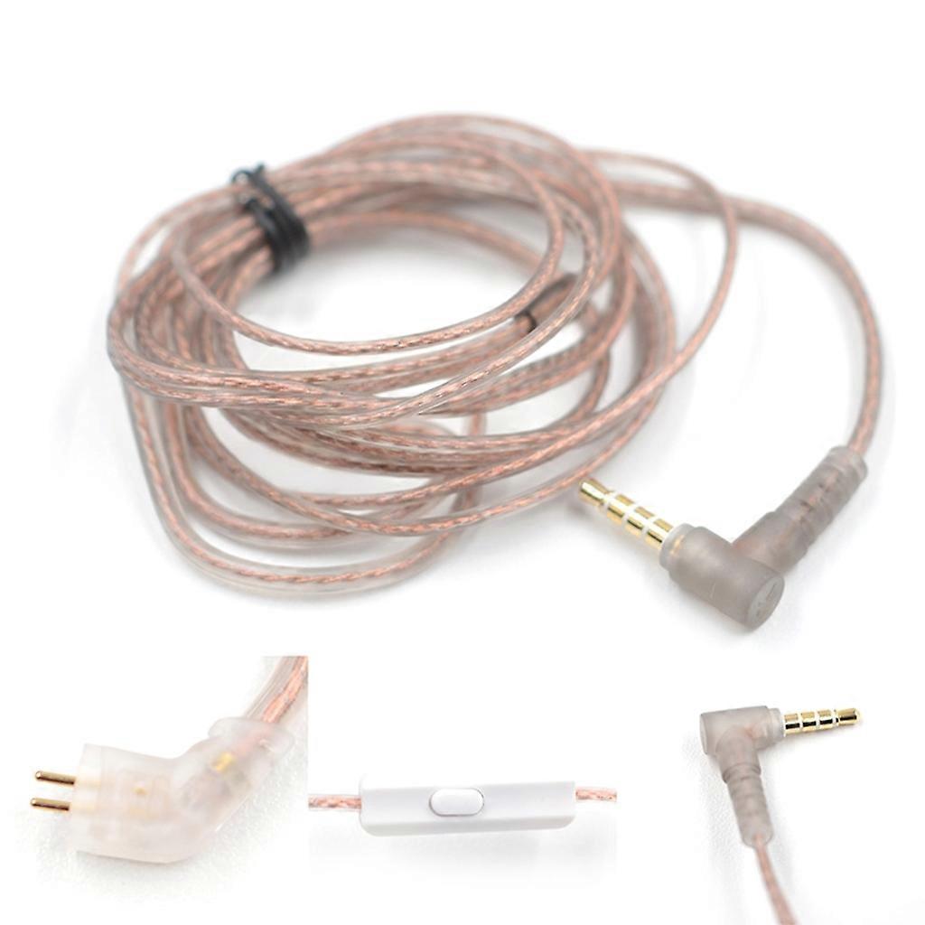 Reliable 2Pin 0.75mm Silver Plated Cable for ZST/ZSR Wire with/without Mic