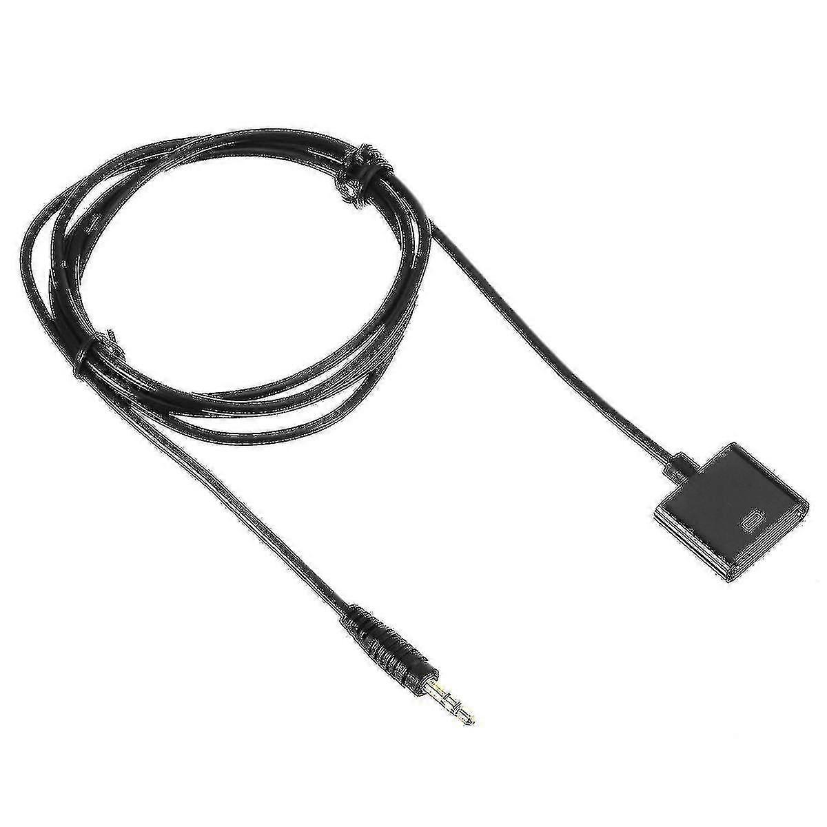 Cabo adaptador de dock auxiliar de 3,5 mm macho para fêmea de 30 pinos para iPod e iPhone